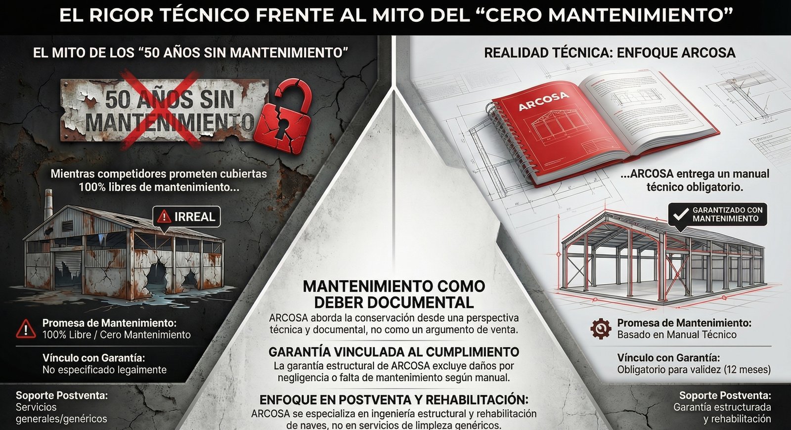 El rigor técnico vs cero mantenimiento